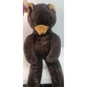 Vintage Mary Meyer Stuffed Toys Brown Teddy Bear Plush 38" Large